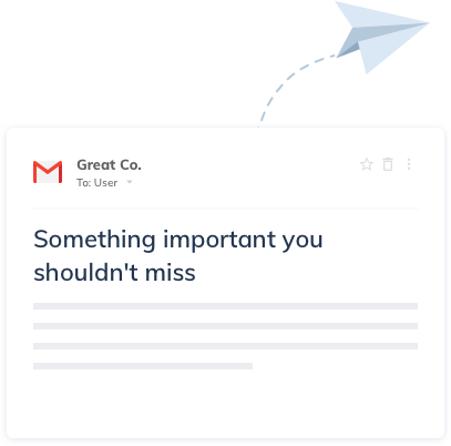 Email and Slack notifications
