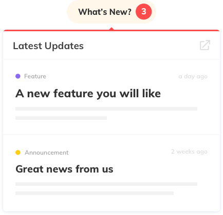 Customizable widgets