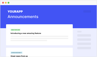 AnnounceKit changelog page